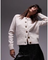 SELECTED - Femme Merino Wool Alpaca Blend Cardigan - Lyst