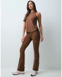 Nike - One Dri-Fit High-Rise Seamless Flared Leggings - Lyst
