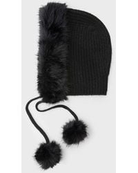 Stradivarius - Faux Fur Balaclava - Lyst