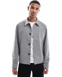 Jack & Jones - Boxy Wool Blend Jacket - Lyst