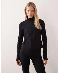 ARKET - Co-ord Soft Seamless Zip Up Jacket - Lyst
