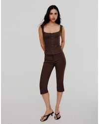 Bershka - Bengaline Strappy Top - Lyst