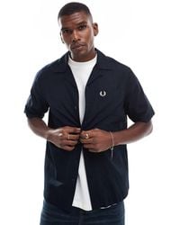 Fred Perry - Short Sleeve Revere Collar Shirt - Lyst
