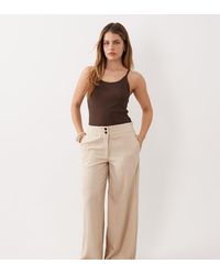 JDY Petite - High Waist Wide Leg Trouser - Lyst