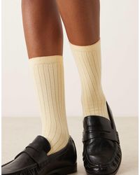 ASOS - Super Soft Cotton Ribbed Socks - Lyst