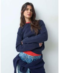 ASOS - Wool Blend Neat Fit Jumper - Lyst