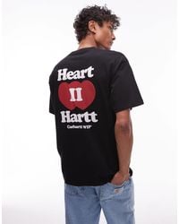 Carhartt - Heart Ii Hartt Motif Back Print T-shirt - Lyst
