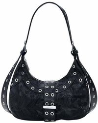 Desigual - Studded Embossed Bag - Lyst