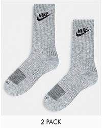 Nike - Training Everyday Plus Cushioned 2 Pack Crew Socks - Lyst