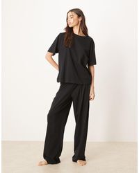 ASOS - Asos Design Tall Mix & Match Cotton Pyjama Trouser - Lyst