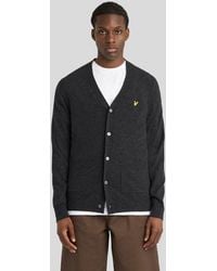 Lyle & Scott - Mid Knits Lambswool Blend V Neck Cardigan - Lyst
