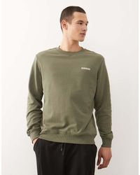 Napapijri - Small Logo Sweatshirt - Lyst