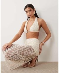 Bardot - Venetia Halter Bralette Co-ord - Lyst
