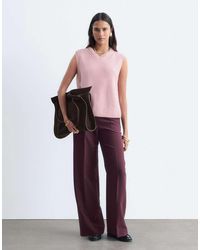 & Other Stories - Wide Leg Front Seam Trousers - Lyst