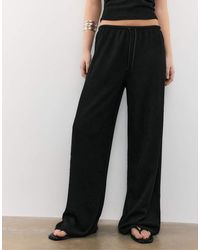 Stradivarius - Flowing Creased-effect Trousers - Lyst
