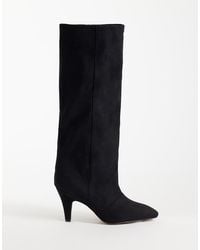ASOS - Contessa Cone Heel Slouch Knee Boots - Lyst