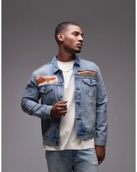 Levi's - The Trucker Jacket Scenic Embroidered Denim Relaxed Fit - Lyst