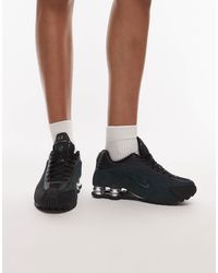 Nike - Shox r4 - baskets - et vert foncé - Lyst