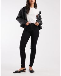 ONLY - Rain Mid Waist Skinny Jean - Lyst