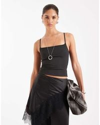 ASOS - Sculpting Cropped Cami Top - Lyst