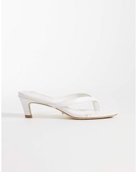 Tony Bianco - Topaz Kitten Heel Toe Thong Sandals - Lyst