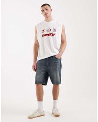 Wrangler - Cowboy Straight Fit Denim Shorts - Lyst