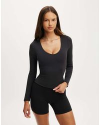 Cotton On - Ultra Soft Scoop Neck Long Sleeve - Lyst