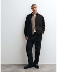 ASOS - Tapered Wool Mix Pants - Lyst