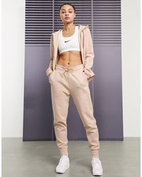 Nike Флисовые Бежевые Джоггеры -бежевый - Естественный