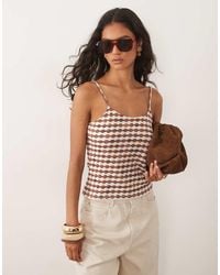 ASOS - Crochet Jersey Cami Top - Lyst