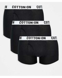 Cotton On - 3 Pack Boxers - Lyst