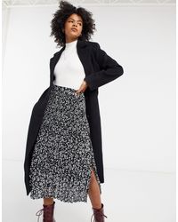 & Other Stories Lange Jas Met Riem - Zwart