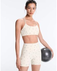 Oysho - Evermove Light Support Floral Print Sports Bra - Lyst