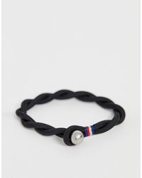 Tommy Hilfiger Woven Bracelet - Black