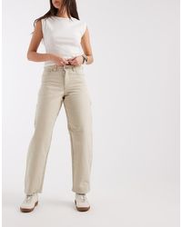 Dickies - Pantalones Verdes De Estilo Carpintero Y Corte Recto Suelto Con Estampado Milrayas De - Lyst
