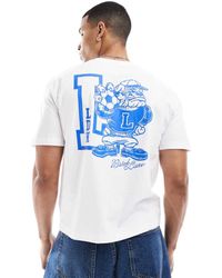 Cotton On - Camiseta Corta Blanca Con Estampado Gráfico De Mascota De Londres De Cotton On - Lyst