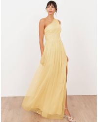 ANAYA - One Shoulder Maxi Dress - Lyst