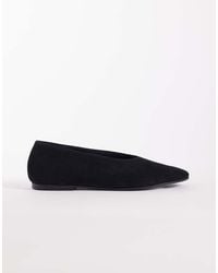 ASOS - Lock Premium Round Toe Ballets - Lyst
