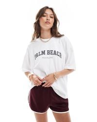 4th & Reckless - – oversize-t-shirt aus baumwolle - Lyst