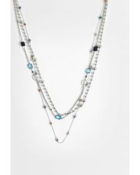 Mango - Mehrreihige charm-halskette - Lyst