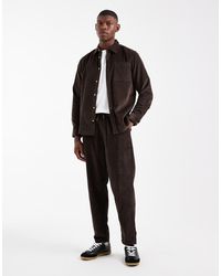 New Look - Pull On Cord Trousers Co-ord - Lyst