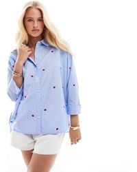ONLY - – hemdbluse - Lyst