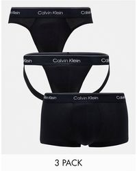Calvin Klein - – 3-teiliges set aus unterhose, slip und jockstrap - Lyst