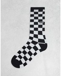 Vans - Checkerboard Crew Socks - Lyst