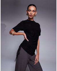 Fashionkilla - – doppelt geformtes t-shirt aus anschmiegsamem stoff - Lyst