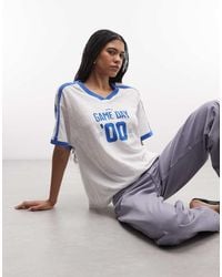 Abrand Jeans - Abrand 'game Day' Oversized Tee - Lyst