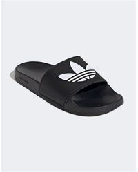 fluffy adidas slides