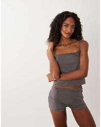 ASOS - Mix & Match Pyjama Cami With Underbust Seam - Lyst