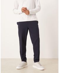 ASOS - Tailored Comfort Stretch Tapered Fit Trousers - Lyst