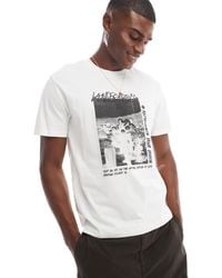 Bershka - T-shirt à imprimé extérieur graphique - Lyst